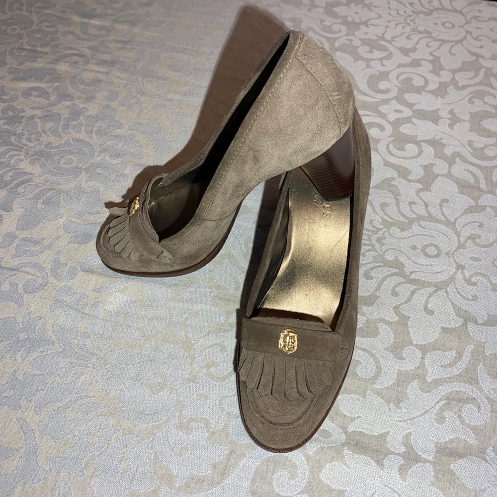 Talbots  3” heel suede pump.